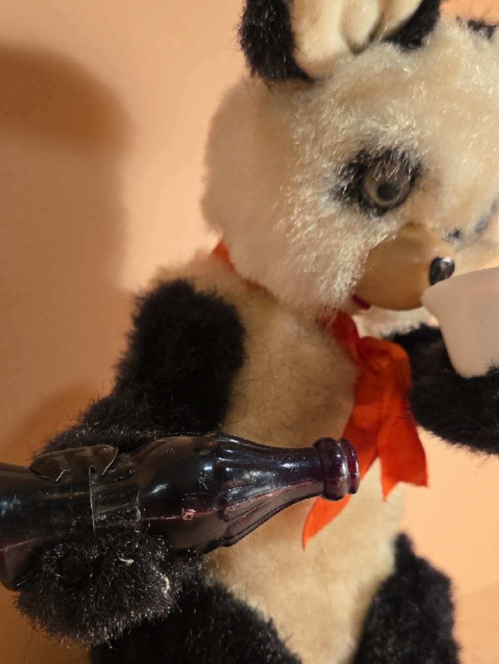 Vintage 1960s Japan Drinking Cola Panda Tin Litho Battery Operated - Picture 8 of 11